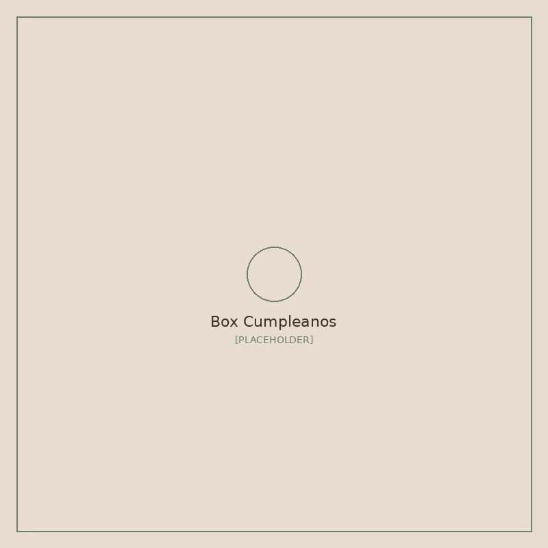 [MENU_PLACEHOLDER] Foto de Box Cumpleaños